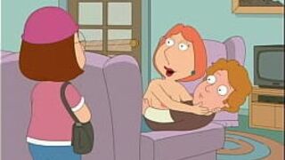 Энтони трахает Лоис и Мэг - порно видео