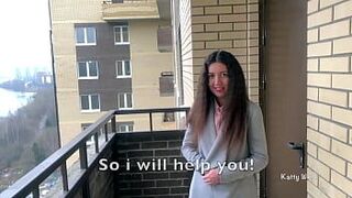 Соседке пришлось отрабатывать долг своим аналом - порно видео