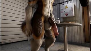 Фурри трахает флэшлайт - порно видео